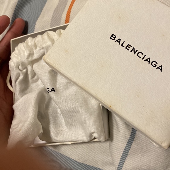 Original Balenciaga Triple Tour size S leather bracelet - Picture 4 of 5